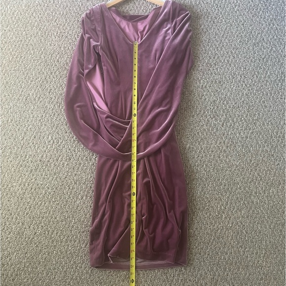 Betsy & Adam Rose Velvet Dress - Picture 11 of 14